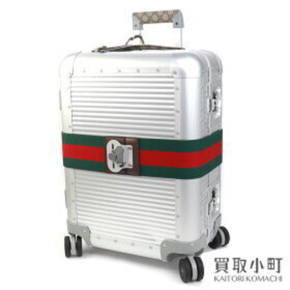 Gucci Porter Cabin Trolley Silver GG Supreme Carry On Suitcase Bag - Picture 1 of 13